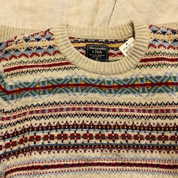 Abercrombie & Fitch Medium Fair Isle Sweater - Picture 4 of 5